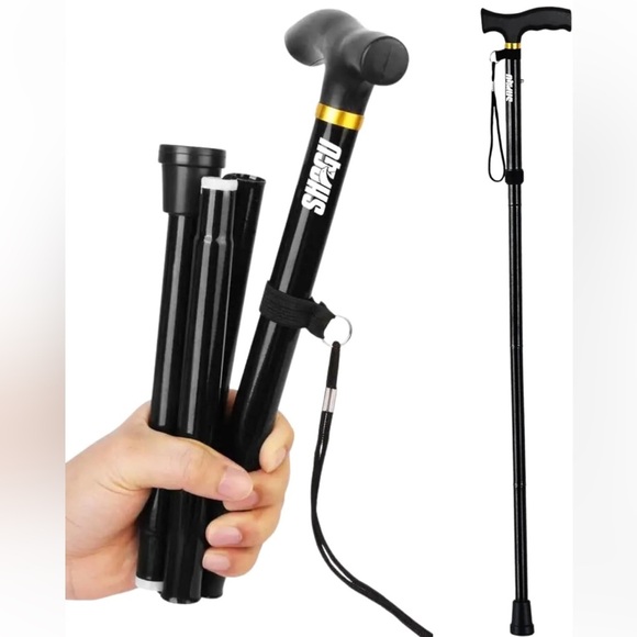 Adjustable/foldable cane - Picture 4 of 7